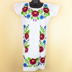 MaryCoco Textiles White Classic Linen Dress